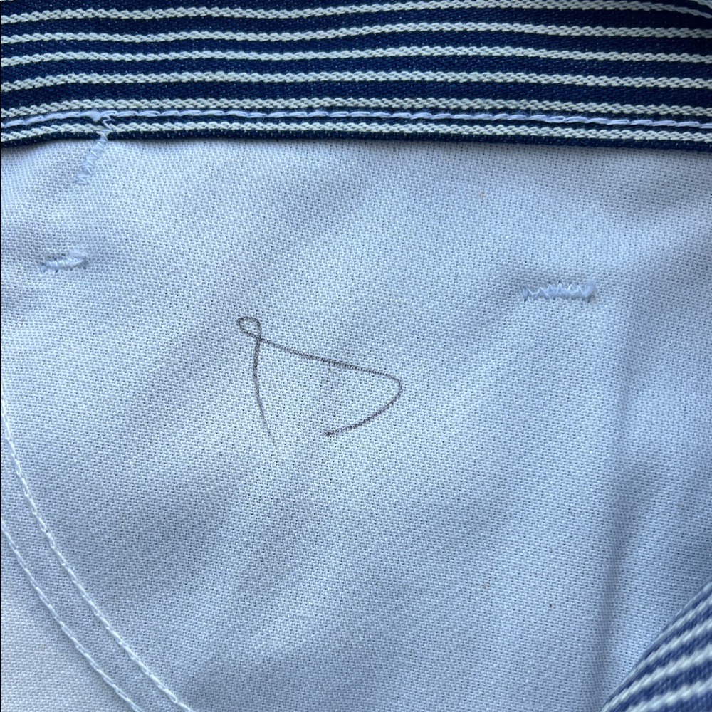 VINTAGE DEADSTOCK Pointer Brand Hickory Striped Carpenter Jeans Size 46x30 - Picture 14 of 14
